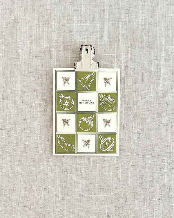 Ornaments Christmas Card