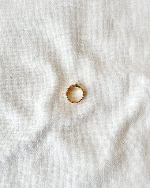 Pave Pearl Band Ring