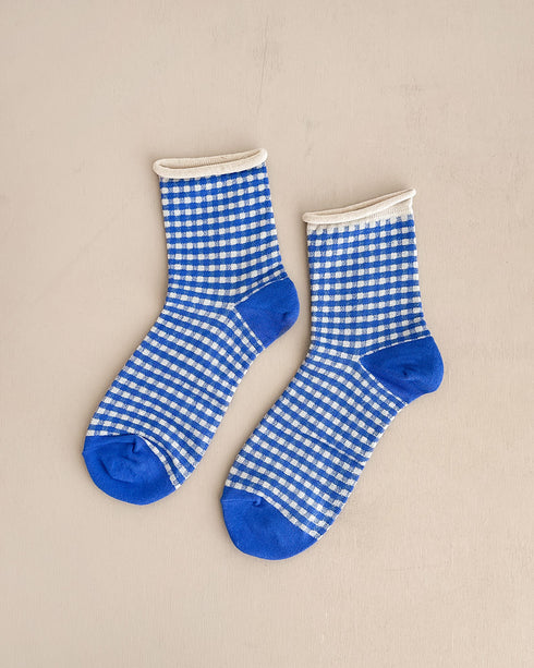 Picnic Socks - Blue
