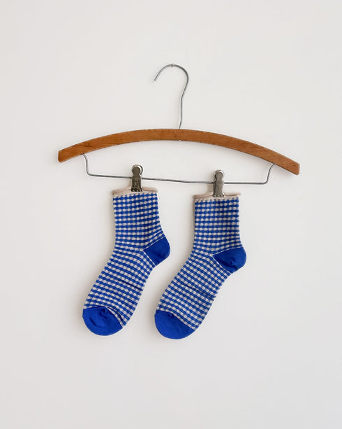 Picnic Socks - Blue