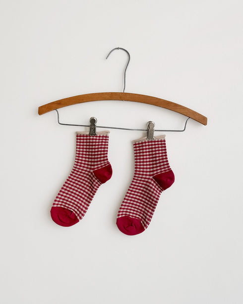 Picnic Socks - Red