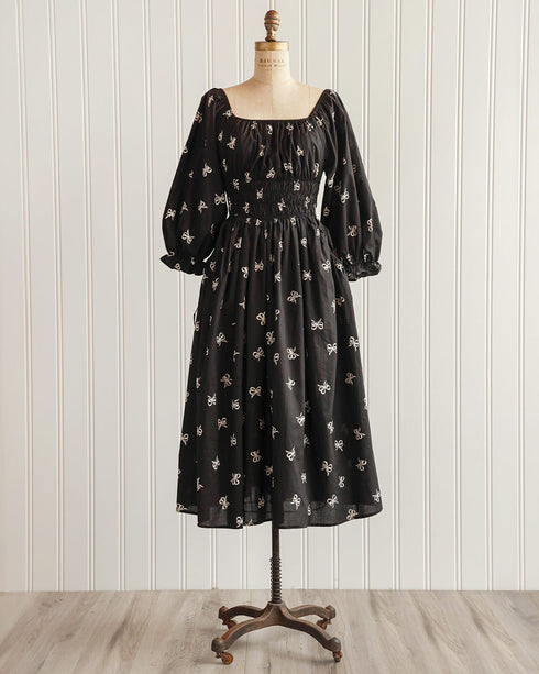 Penelope Bow Print Dress