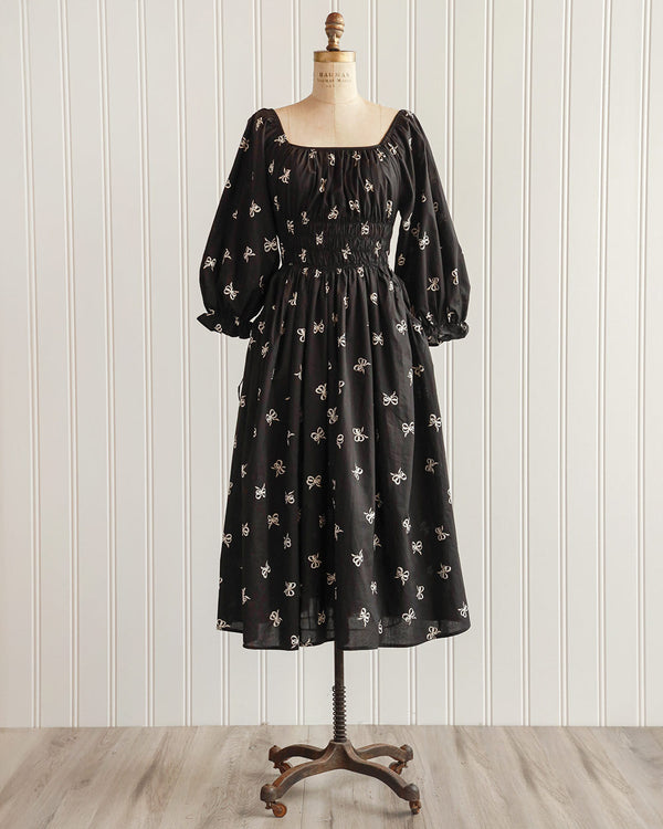 Penelope Bow Print Dress