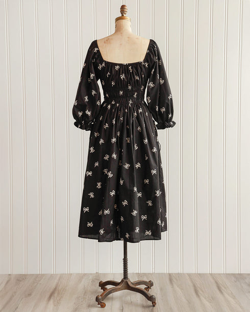Penelope Bow Print Dress