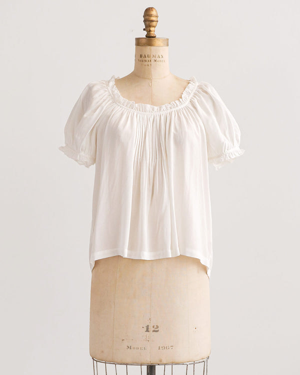 Cloudlight Pintuck Top