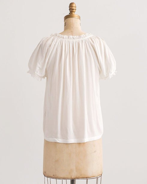 Cloudlight Pintuck Top