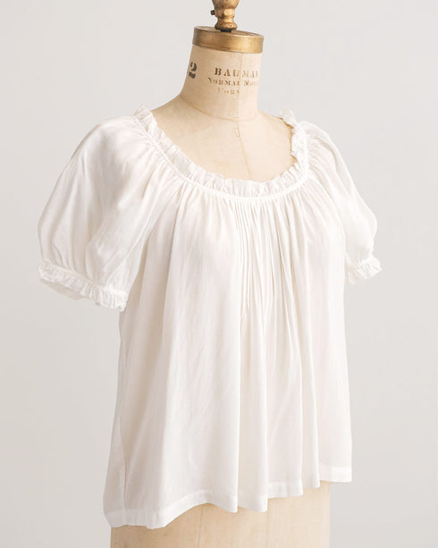 Cloudlight Pintuck Top