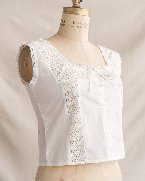 Sustainably Crafted Vintage Inspired Clothing / Adelia Top by Atèlette