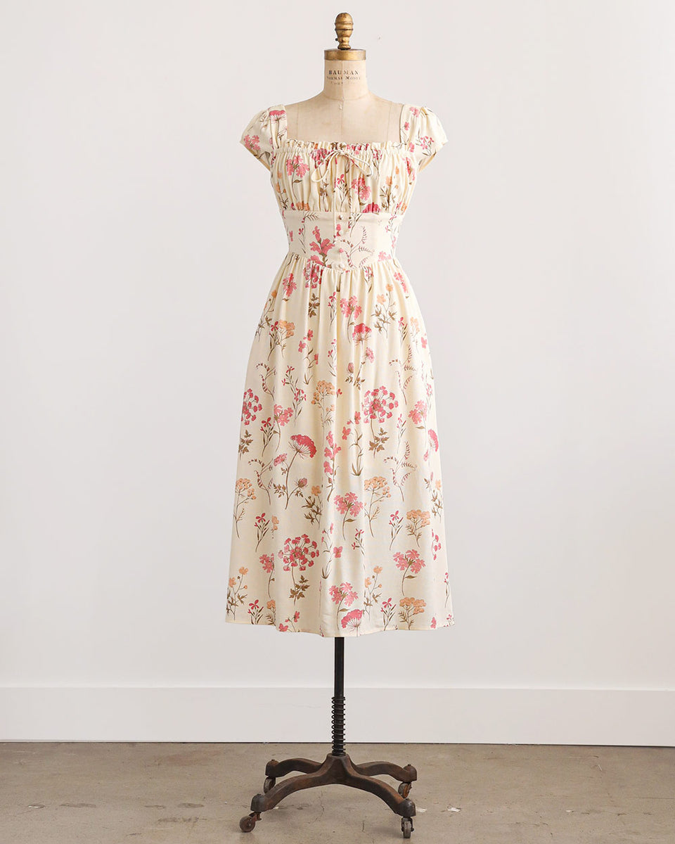 vintage midi dresses Cotswold Meadows Dress – Adored Vintage