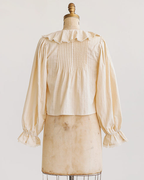 Romantic Parchment Blouse
