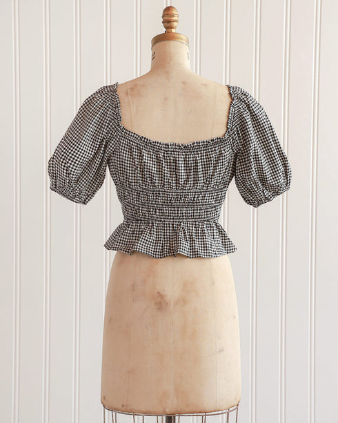 Croiselles Gingham Top