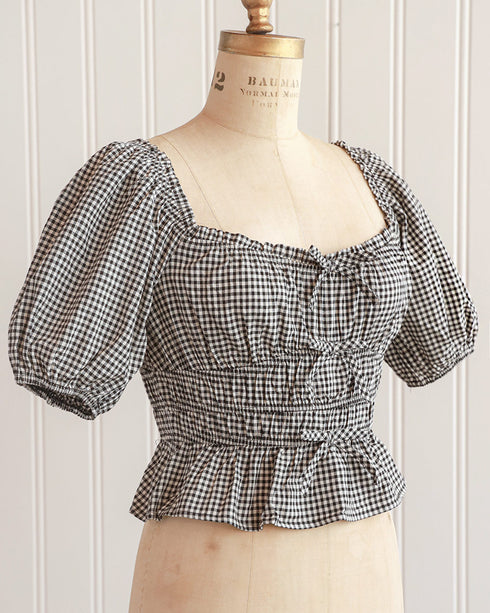 Croiselles Gingham Top