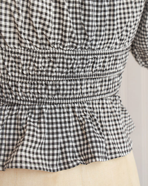 Croiselles Gingham Top