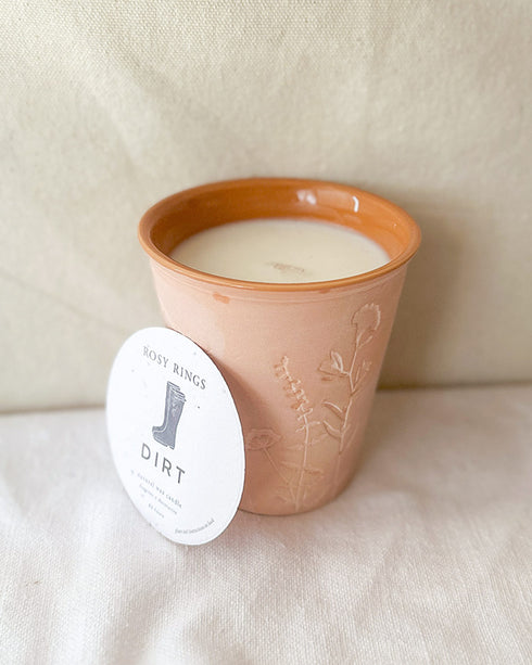 Potted Candle - Dirt