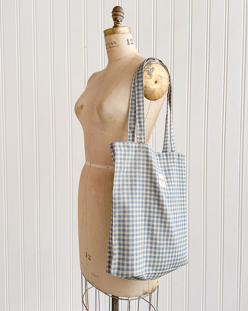 Small Tote Bag - Brisa Gingham