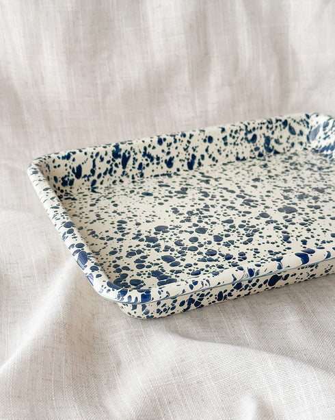 Splatter Enamel Tray
