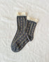 Charlotte Floral Socks - Grey