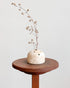 Terra Cotta Flower Frog - White Patina