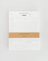 The Daily Edit - Agenda Notepad