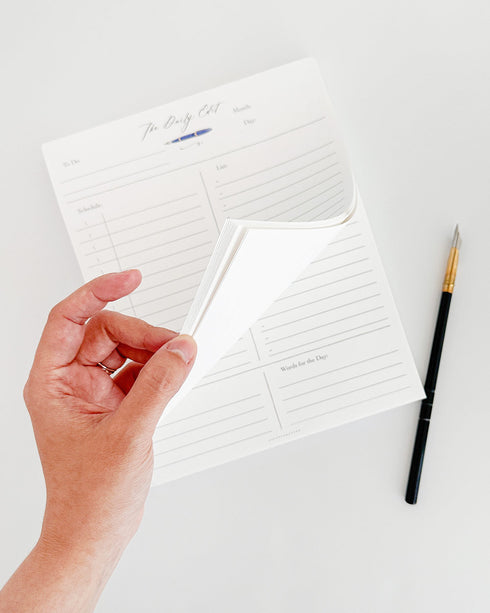 The Daily Edit - Agenda Notepad