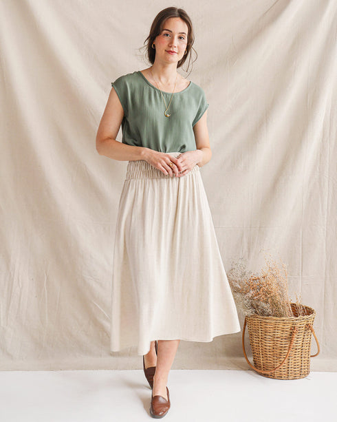 Feminine Vintage Inspired Midi Skirt | Adored Vintage | Villefranche Skirt