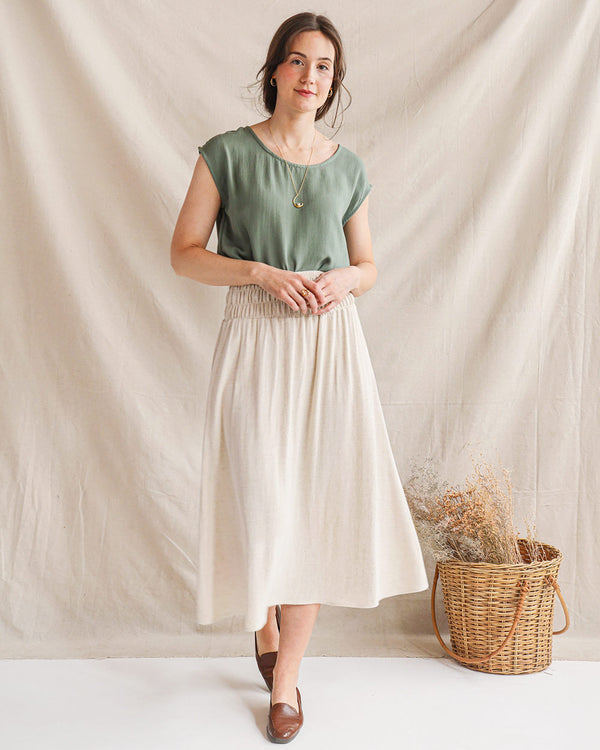 Feminine Vintage Inspired Midi Skirt | Adored Vintage | Villefranche Skirt