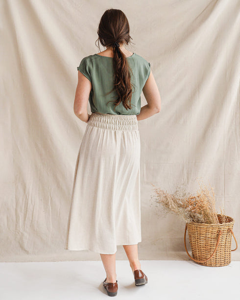 Feminine Vintage Inspired Midi Skirt | Adored Vintage | Villefranche Skirt