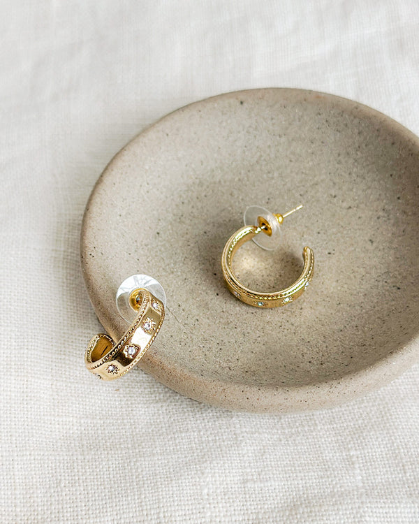 Celestial Hoop Earrings