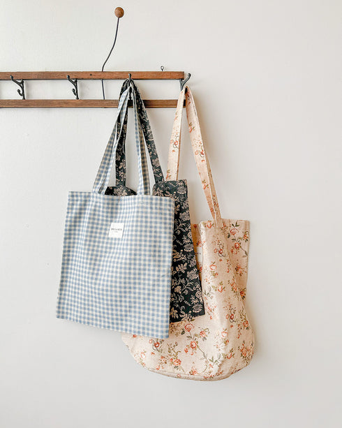 Small Tote Bag - Brisa Gingham