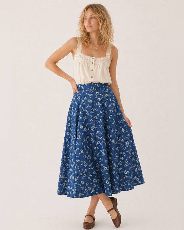 Riverside Daisies Skirt