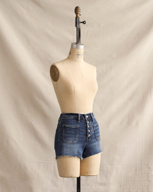 Popsicle Stand Pocket Shorts-Adored Vintage