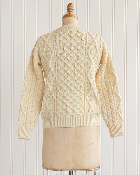 Corrough Wool Cardigan - Cream