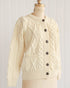 Corrough Wool Cardigan - Cream