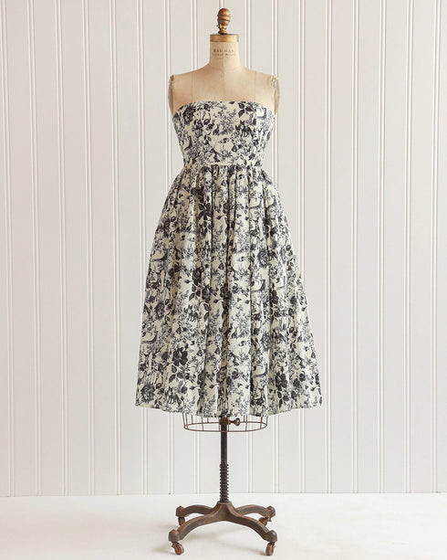 Woodland Toile Midi Dress