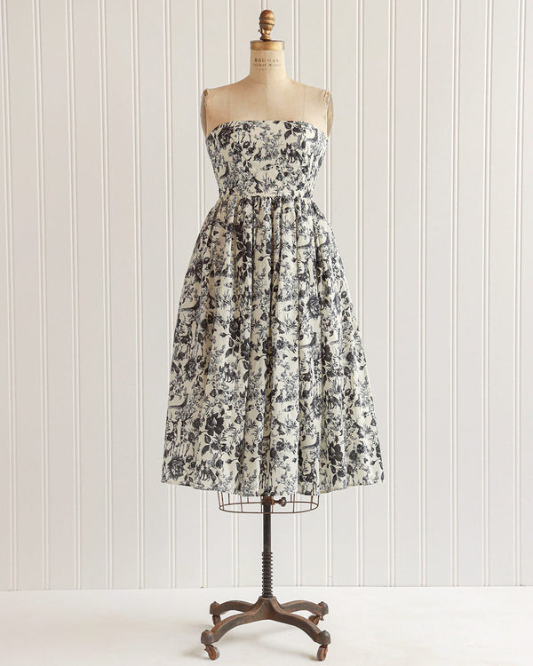 Woodland Toile Midi Dress