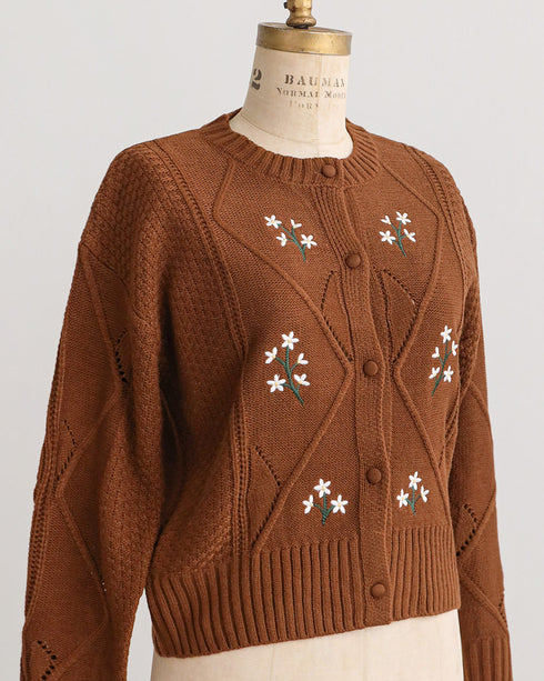 Briarwood Embroidered Cardigan