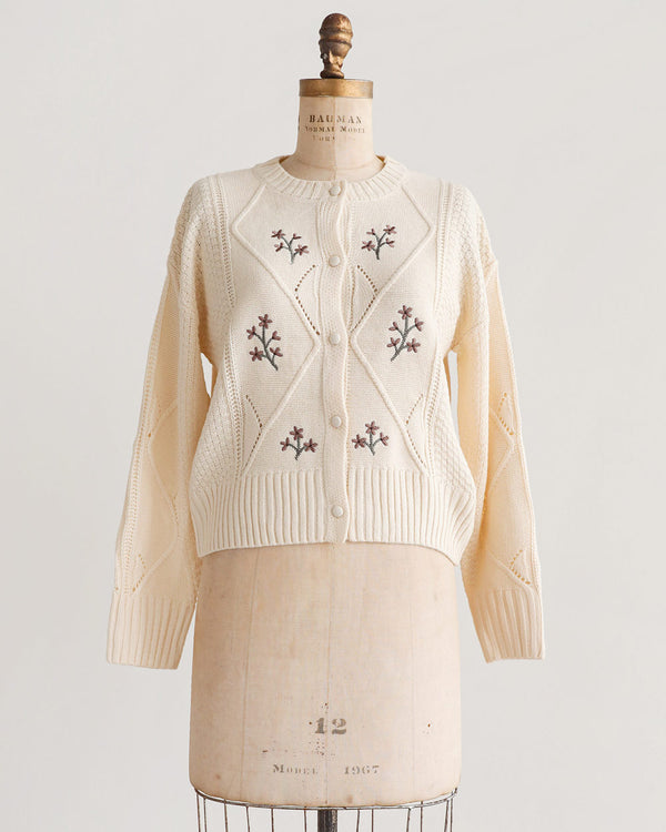 Flower Press Club Cardigan