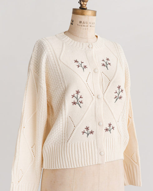 Flower Press Club Cardigan