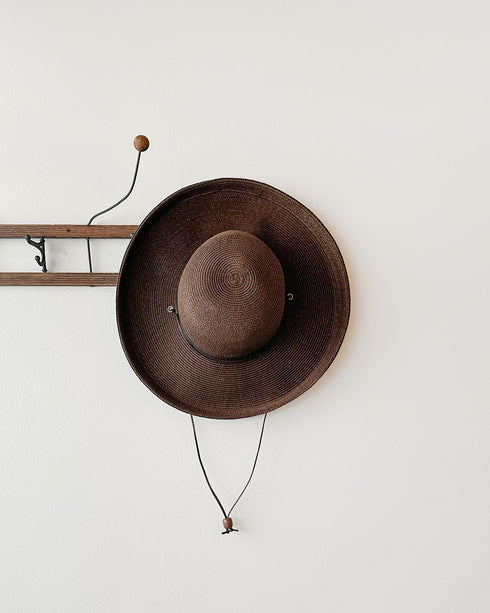 Gevaert Brown Straw Hat