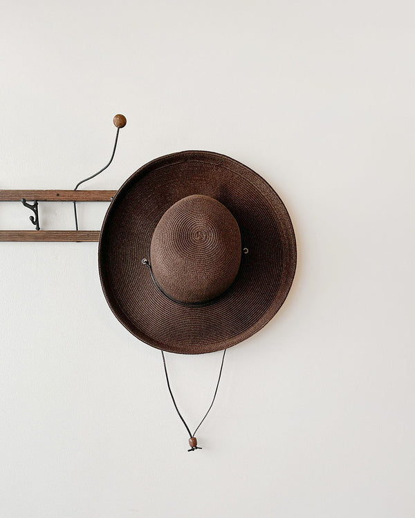 Gevaert Brown Straw Hat