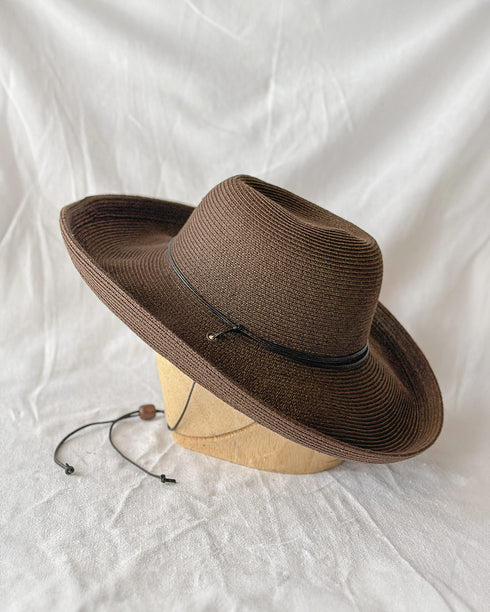 Gevaert Brown Straw Hat