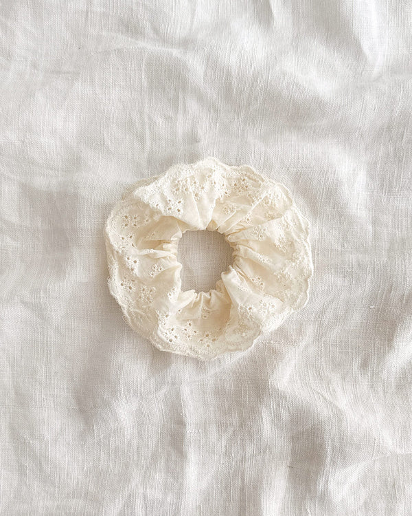 Eyelet Cloud Scrunchie
