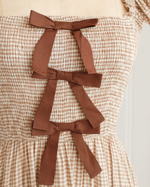 Cassandra Gingham Dress