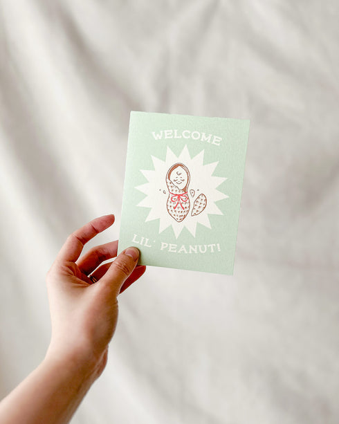 Lil’ Peanut Baby Card