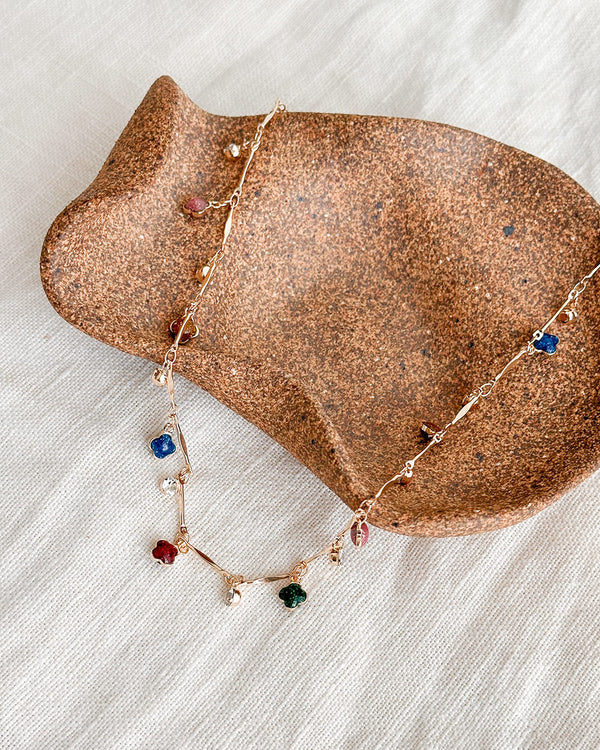 Clover Garden Charm Necklace