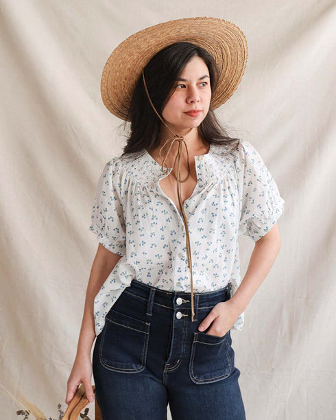 Sustainable Vintage Inspired Clothing / Florin Top by Atèlette