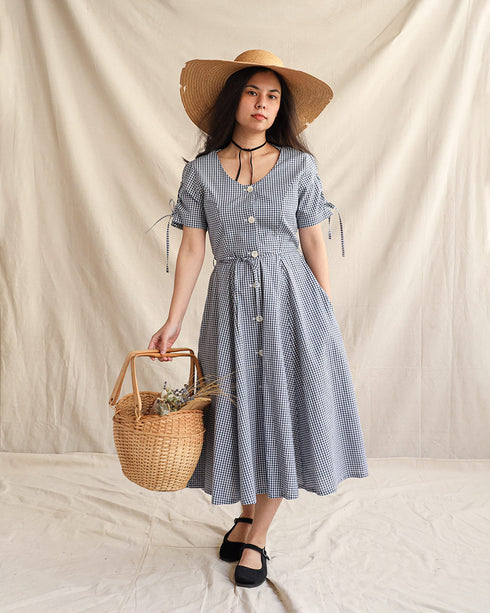 Sustainable Vintage Inspired Clothing / Oppedette Dress by Atèlette