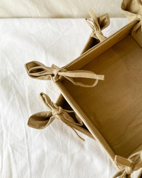 Cotton Storage Tray - Beige