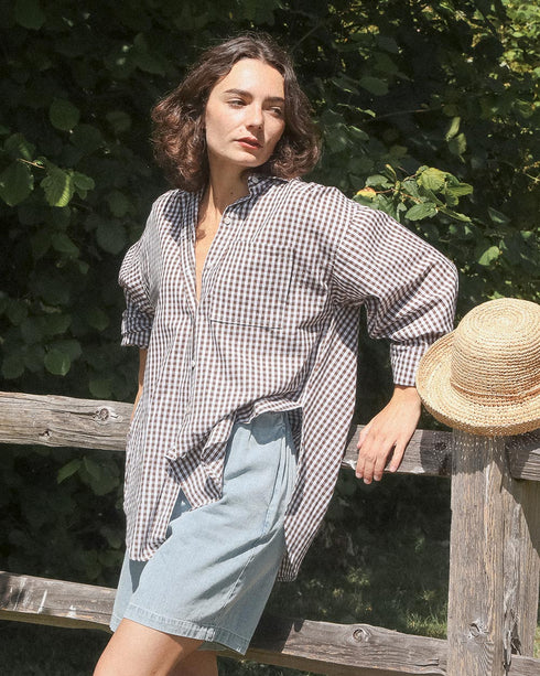 Farm to Table Gingham Top