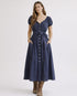 Calais Dress - Navy